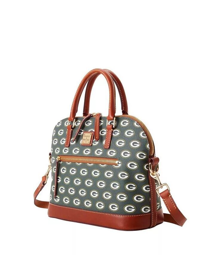 Женская сумка-саквояж Green Bay Packers Signature с выпуклой молнией Dooney & Bourke, зеленый
Женская сумка-саквояж Green Bay Packers Signature с выпуклой молнией Dooney & Bourke, зеленый