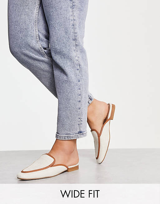 Босоножки на плоской подошве ASOS DESIGN Wide Fit Main-Street из натуральной ткани
Босоножки на плоской подошве ASOS DESIGN Wide Fit Main-Street из натуральной ткани