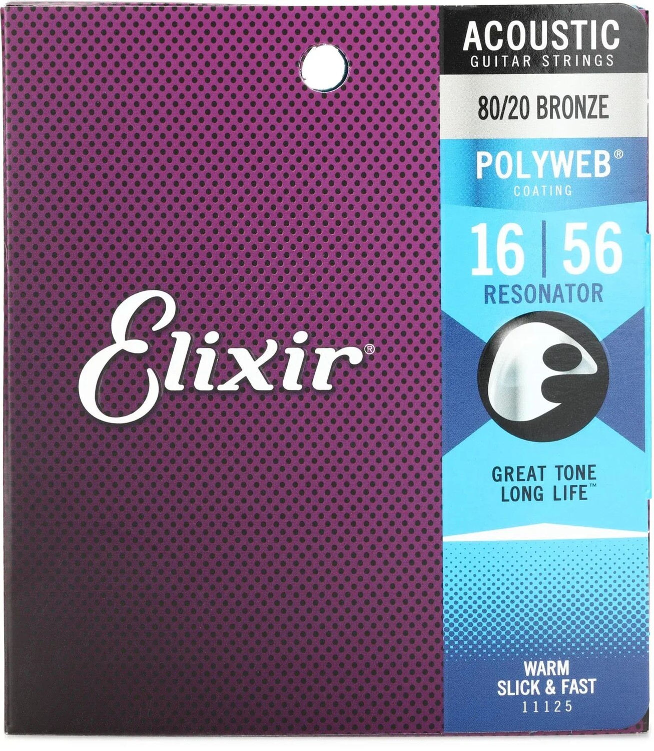 Струны для акустической гитары Elixir Strings 11125 Polyweb 80/20 Bronze — резонатор .016-.056
Струны для акустической гитары Elixir Strings 11125 Polyweb 80/20 Bronze — резонатор .016-.056