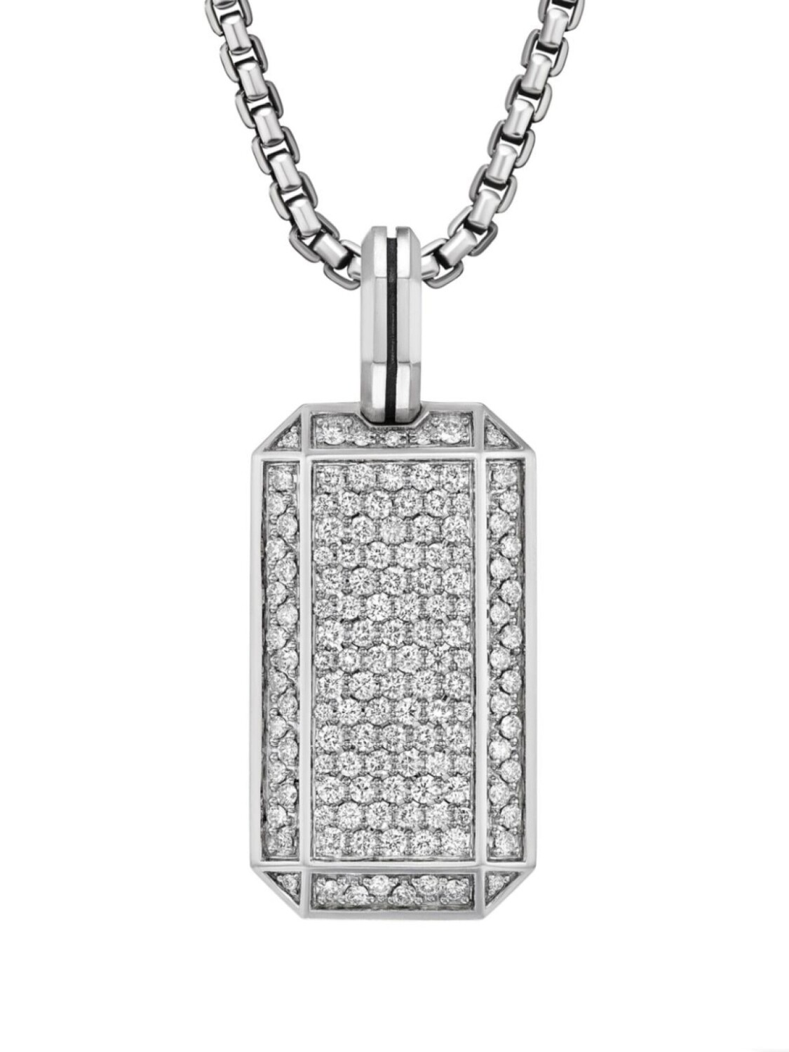 Амулет с бриллиантовой биркой из стерлингового серебра David Yurman, серебряный
Амулет с бриллиантовой биркой из стерлингового серебра David Yurman, серебряный