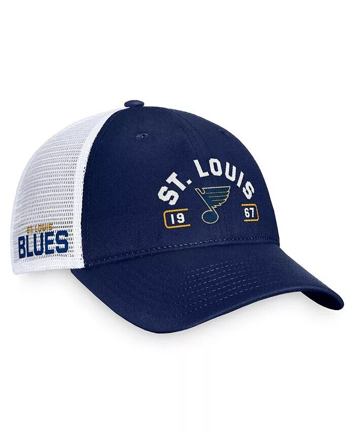 Мужская регулируемая кепка темно-синего/белого цвета St. Louis Blues Free Kick Trucker Fanatics, синий
Мужская регулируемая кепка темно-синего/белого цвета St. Louis Blues Free Kick Trucker Fanatics, синий