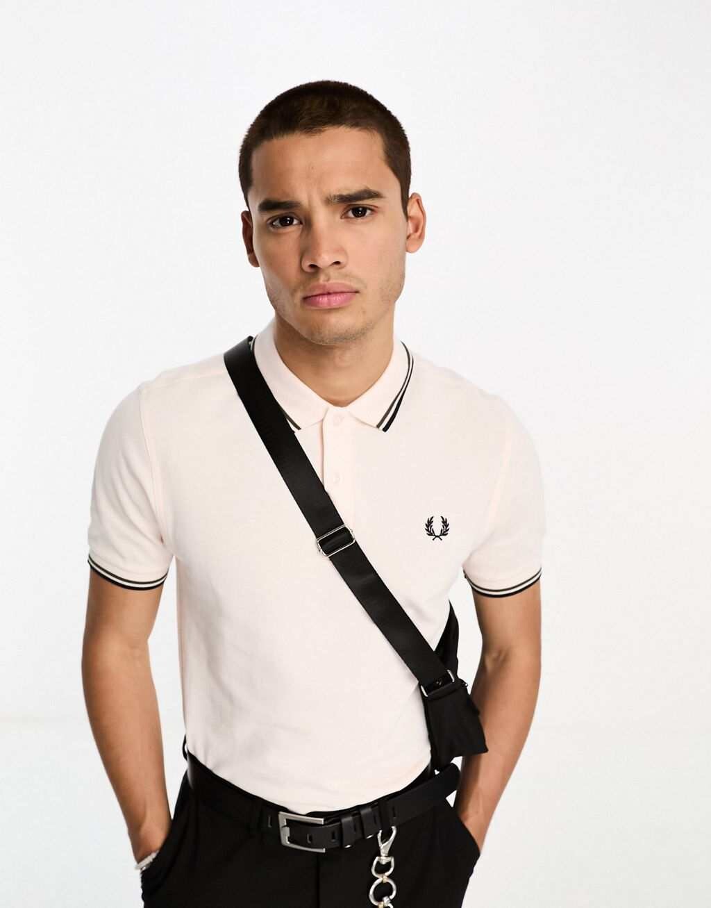 Рубашка-поло с двумя окантовками Fred Perry шелковистого персикового цвета
Рубашка-поло с двумя окантовками Fred Perry шелковистого персикового цвета