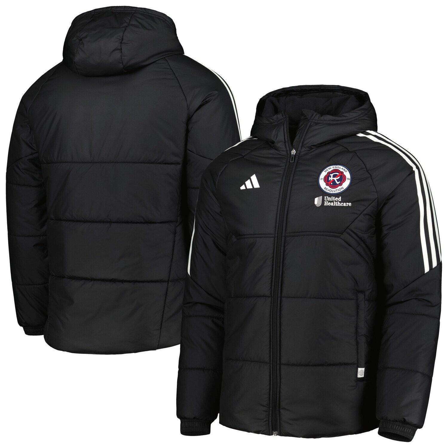 Мужская черная толстовка с капюшоном New England Revolution Winter реглан и молния во всю длину adidas
Мужская черная толстовка с капюшоном New England Revolution Winter реглан и молния во всю длину adidas