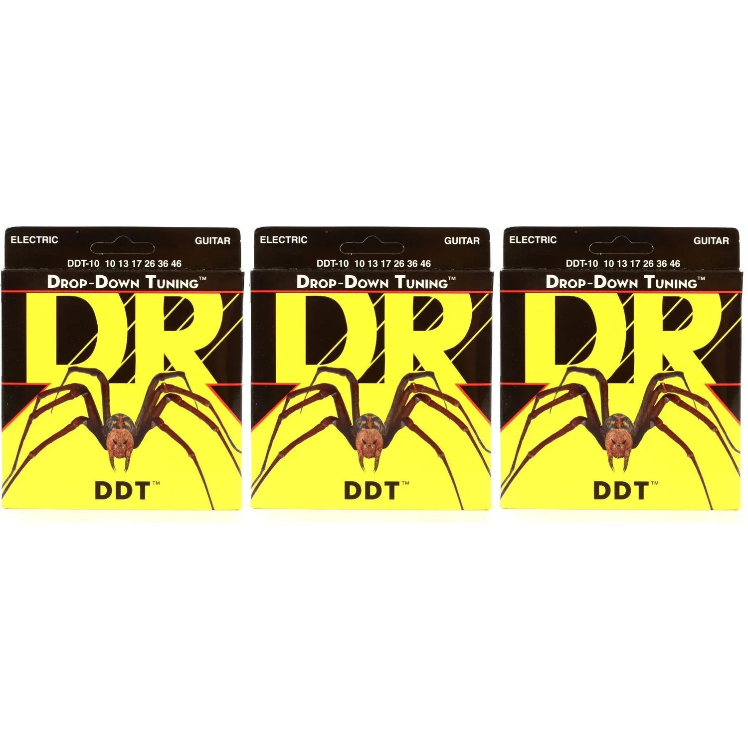 Струны DR Strings DDT-10 Drop-Down Tuning, никелированные стальные струны для электрогитары — .010-.046, средние, 3 шт.
Струны DR Strings DDT-10 Drop-Down Tuning, никелированные стальные струны для электрогитары — .010-.046, средние, 3 шт.