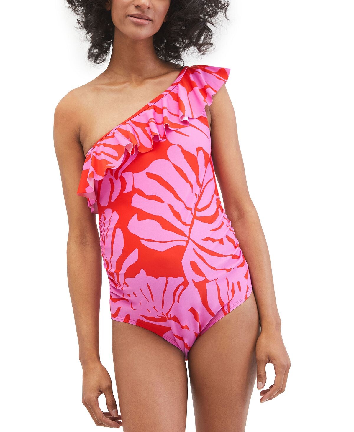 Купальник для беременных на одно плечо с оборками спереди Beach Bump UPF 50+ Motherhood Maternity
Купальник для беременных на одно плечо с оборками спереди Beach Bump UPF 50+ Motherhood Maternity