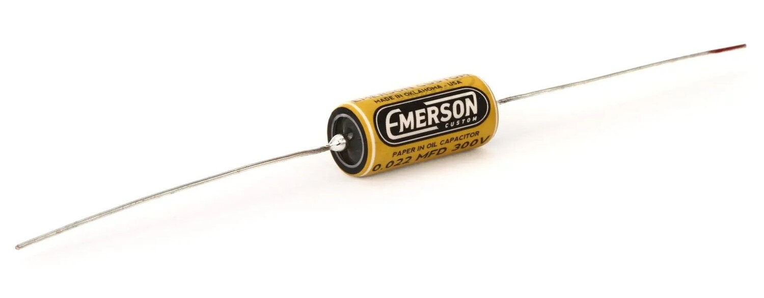 Конденсатор бумаги Emerson Custom Paper масляного цвета — 0,022 мкФ желтого и кремового цвета
Конденсатор бумаги Emerson Custom Paper масляного цвета — 0,022 мкФ желтого и кремового цвета