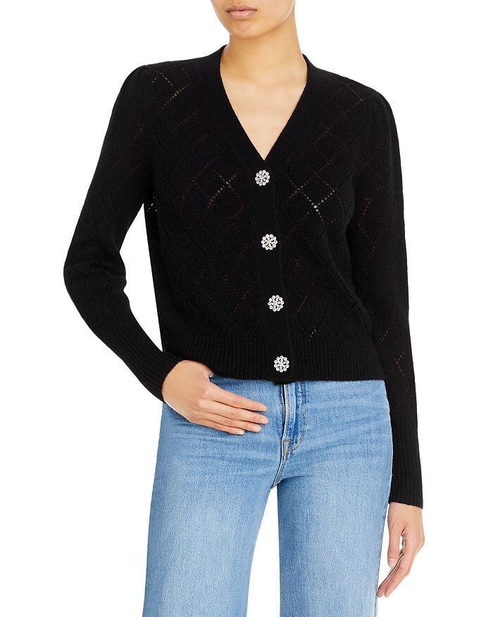 Кардиган из кашемира с пуговицами и кристаллами Diamond Pointelle — 100% эксклюзив C by Bloomingdale's Cashmere
Кардиган из кашемира с пуговицами и кристаллами Diamond Pointelle — 100% эксклюзив C by Bloomingdale's Cashmere