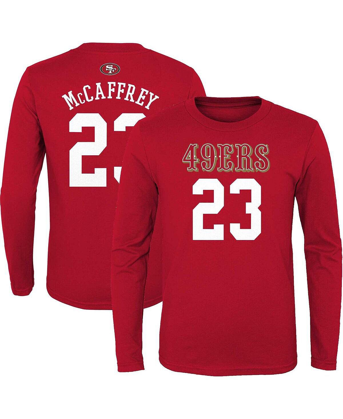 Футболка Big Boys Christian McCaffrey Scarlet San Francisco 49ers Mainliner с именем и номером игрока с длинными рукавами Outerstuff
Футболка Big Boys Christian McCaffrey Scarlet San Francisco 49ers Mainliner с именем и номером игрока с длинными рукавами Outerstuff