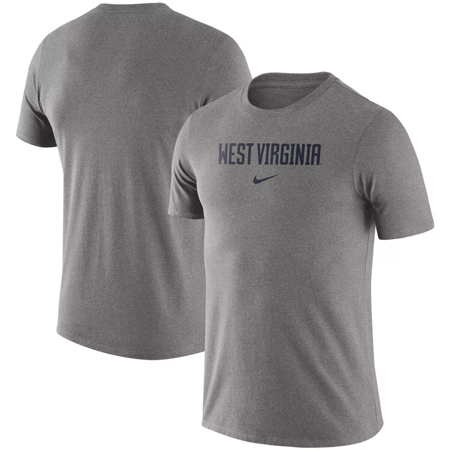 Мужская серая футболка с надписью West Virginia Mountaineers Essential Wordmark Nike
Мужская серая футболка с надписью West Virginia Mountaineers Essential Wordmark Nike