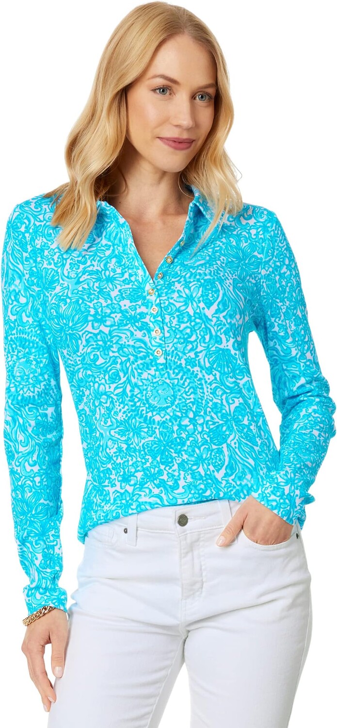Рубашка-поло Reema Long Sleeve Top Lilly Pulitzer, цвет Resort White Took Me By Sunrise
Рубашка-поло Reema Long Sleeve Top Lilly Pulitzer, цвет Resort White Took Me By Sunrise