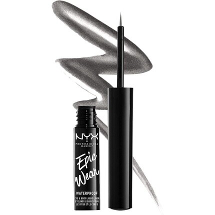 Epic Wear Водонепроницаемая металлическая жидкая подводка Gun Metal, Nyx Professional Makeup
Epic Wear Водонепроницаемая металлическая жидкая подводка Gun Metal, Nyx Professional Makeup