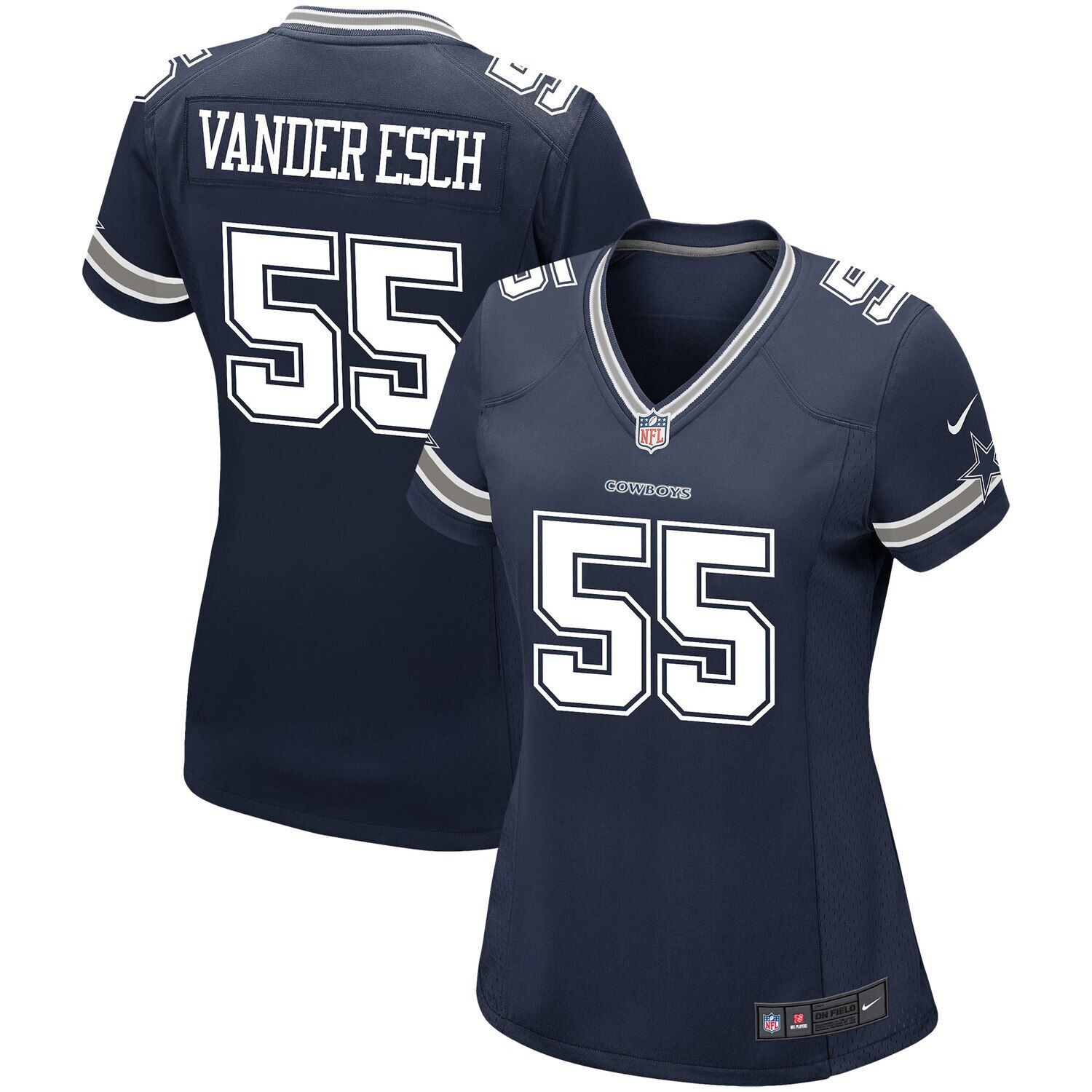 Женское темно-синее джерси Nike Leighton Vander Esch Dallas Cowboys Game Nike, Синий
Женское темно-синее джерси Nike Leighton Vander Esch Dallas Cowboys Game Nike, Синий