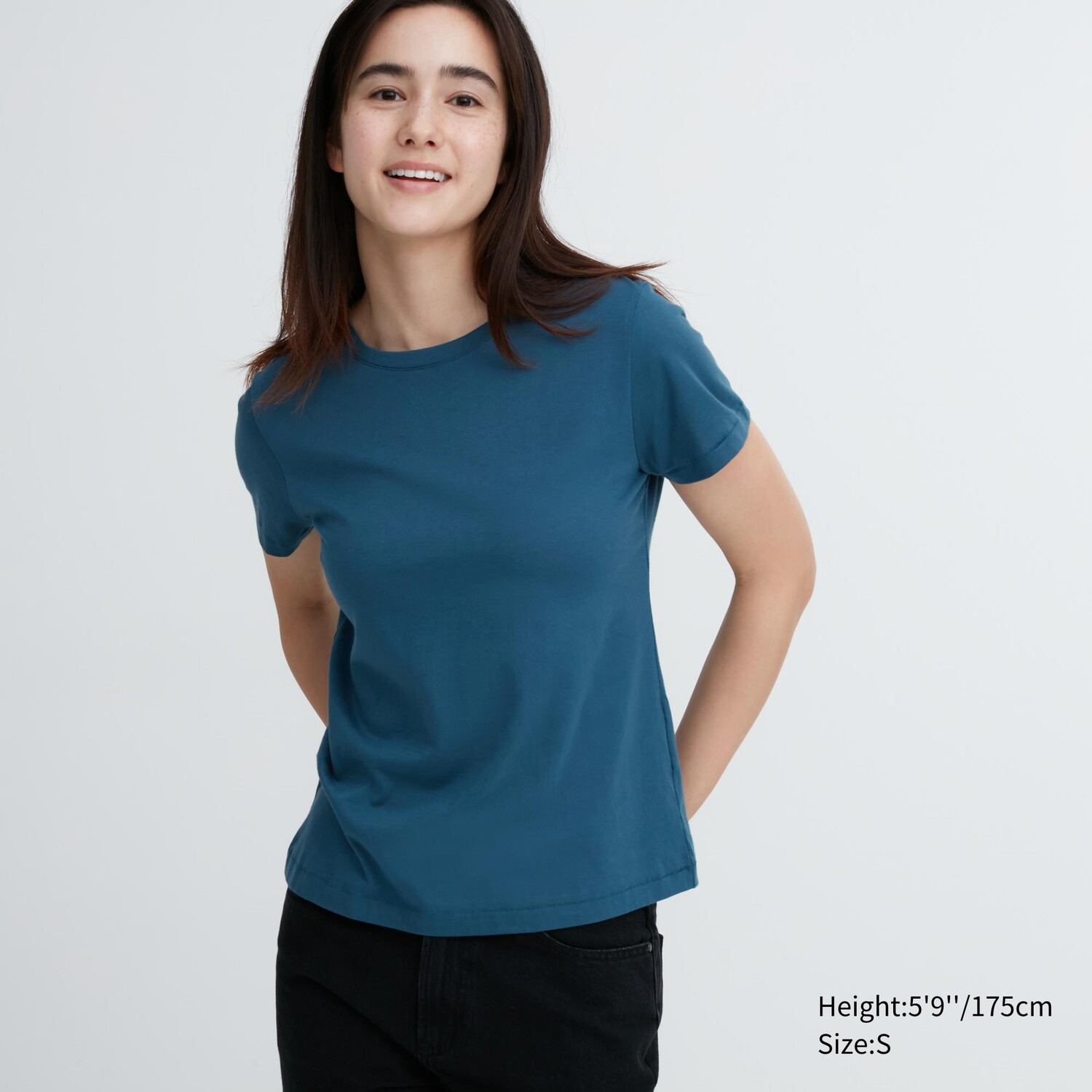 Футболка с короткими рукавами и круглым вырезом из 100% хлопка Supima Uniqlo, синий
Футболка с короткими рукавами и круглым вырезом из 100% хлопка Supima Uniqlo, синий