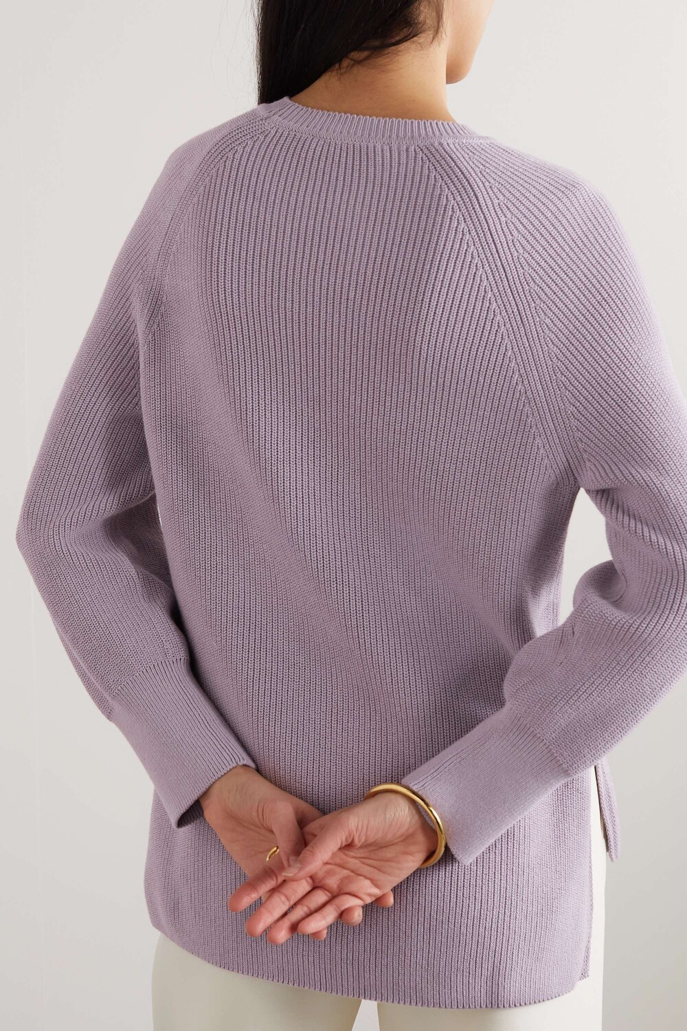 MAX MARA Leisure Sagra свитер из смесового хлопка в рубчик, сиреневый, Фиолетовый
MAX MARA Leisure Sagra свитер из смесового хлопка в рубчик, сиреневый, Фиолетовый