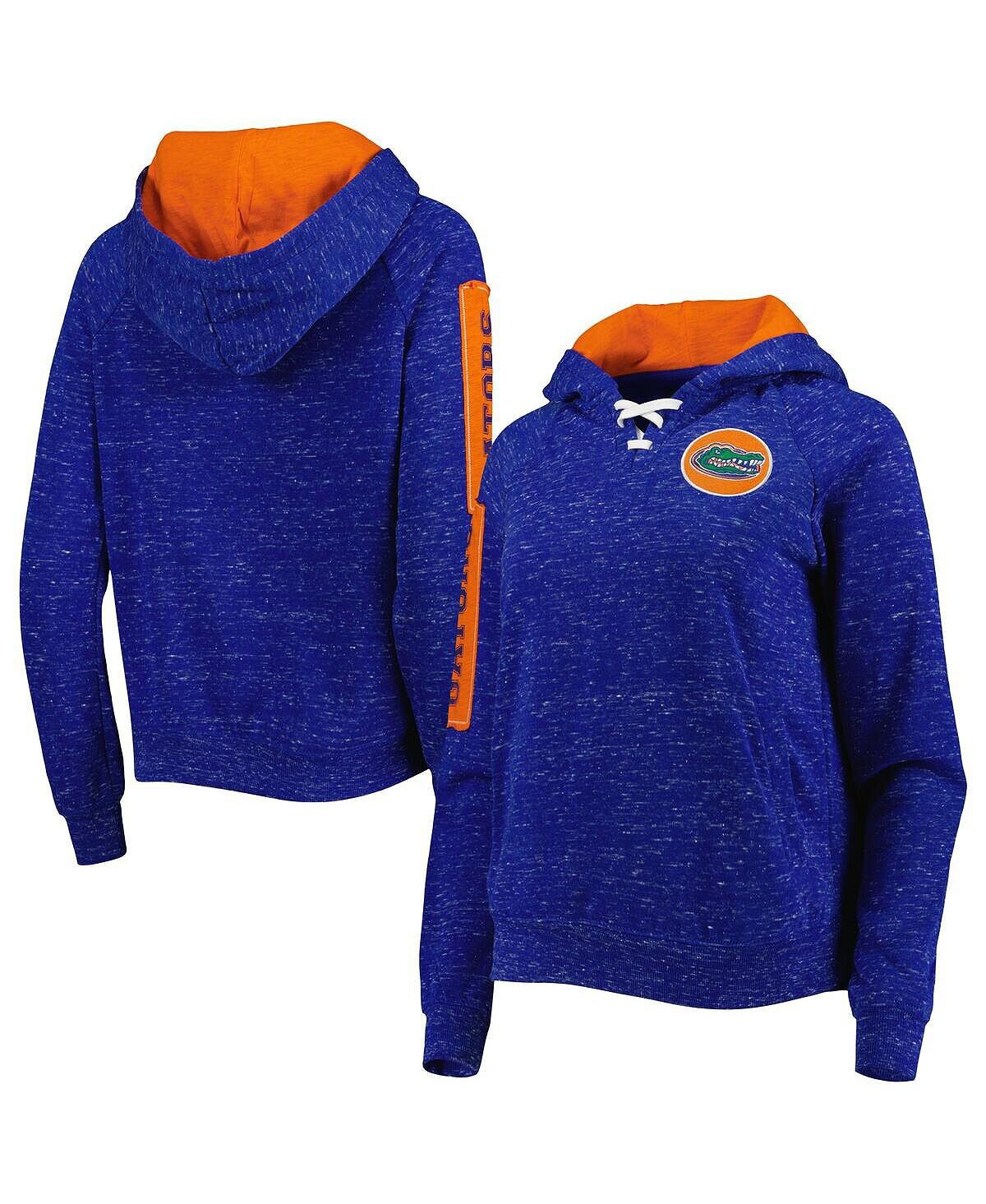 Женский пуловер с капюшоном Royal Florida Gators The Devil Speckle и кружевной планкой реглан Colosseum
Женский пуловер с капюшоном Royal Florida Gators The Devil Speckle и кружевной планкой реглан Colosseum