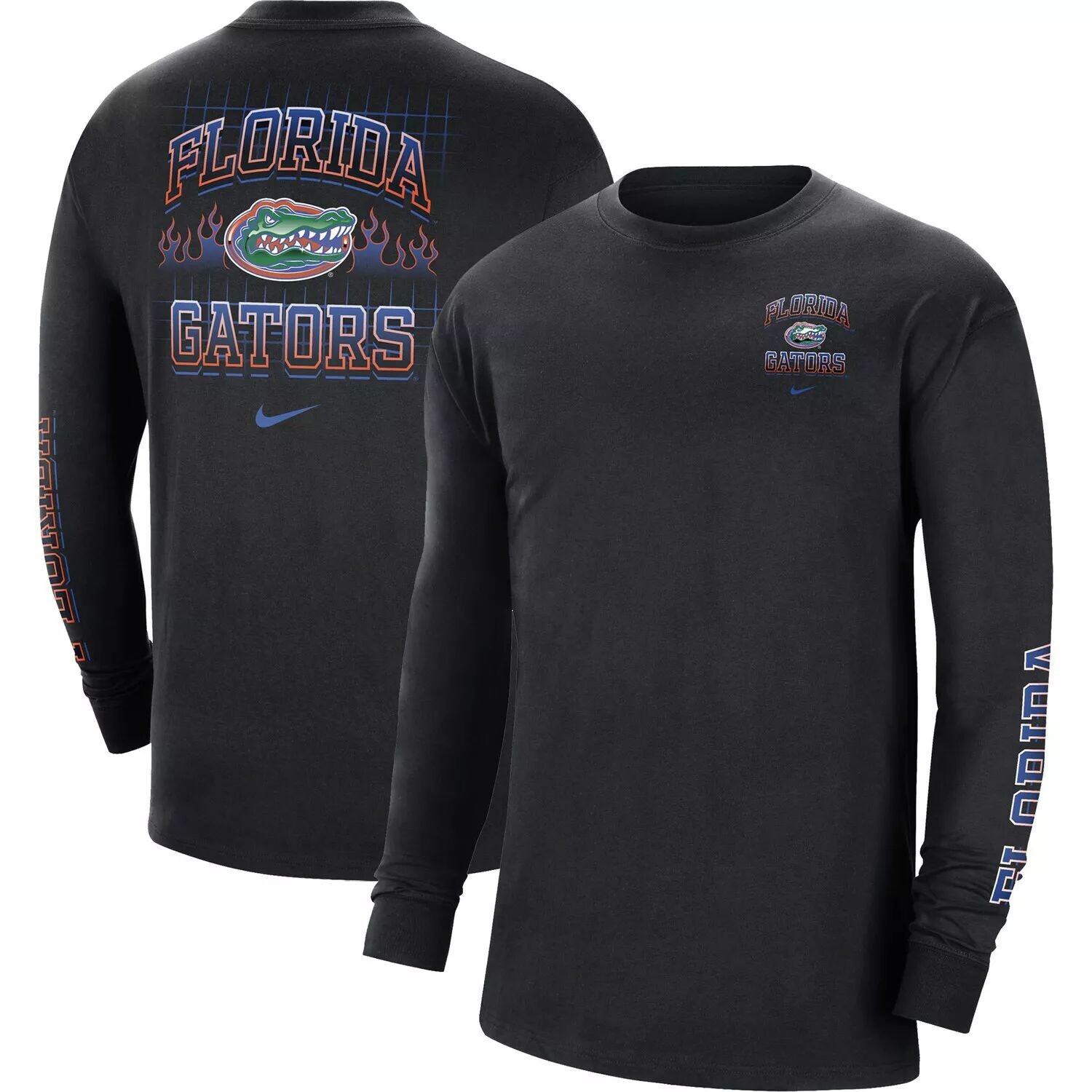 Мужская черная футболка с длинным рукавом Florida Gators Tour Max 90 Nike, Черный
Мужская черная футболка с длинным рукавом Florida Gators Tour Max 90 Nike, Черный