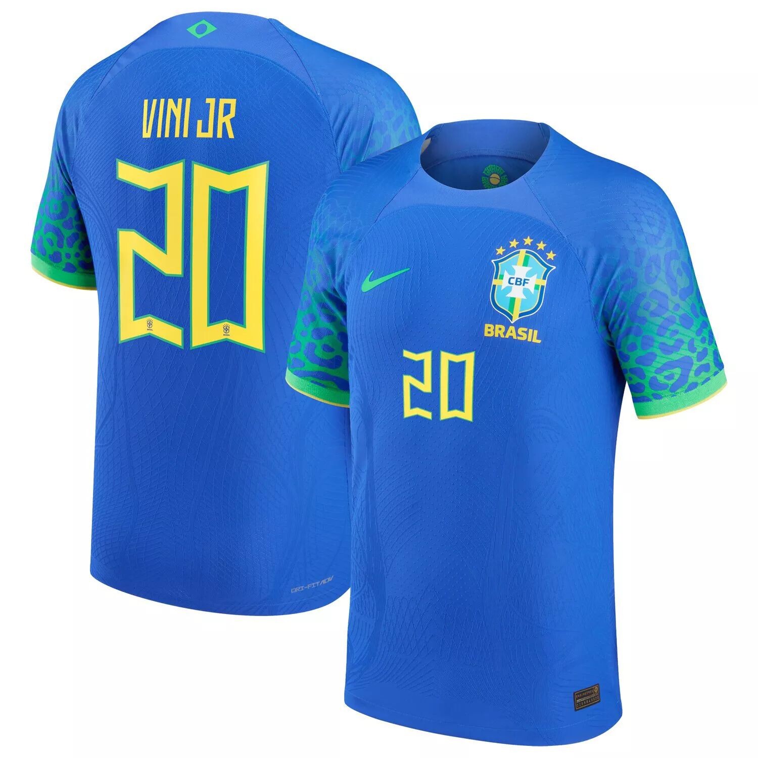 Мужское аутентичное выездное джерси Vinicius Junior Blue сборной Бразилии 2022/23 Nike
Мужское аутентичное выездное джерси Vinicius Junior Blue сборной Бразилии 2022/23 Nike