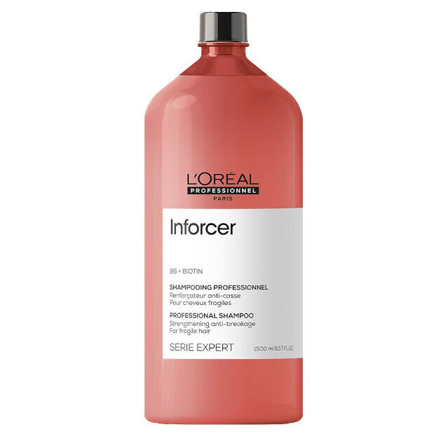 Шампунь для ослабленных и ломких волос L'Oréal Professionnel Inforcer, 1500 мл
Шампунь для ослабленных и ломких волос L'Oréal Professionnel Inforcer, 1500 мл