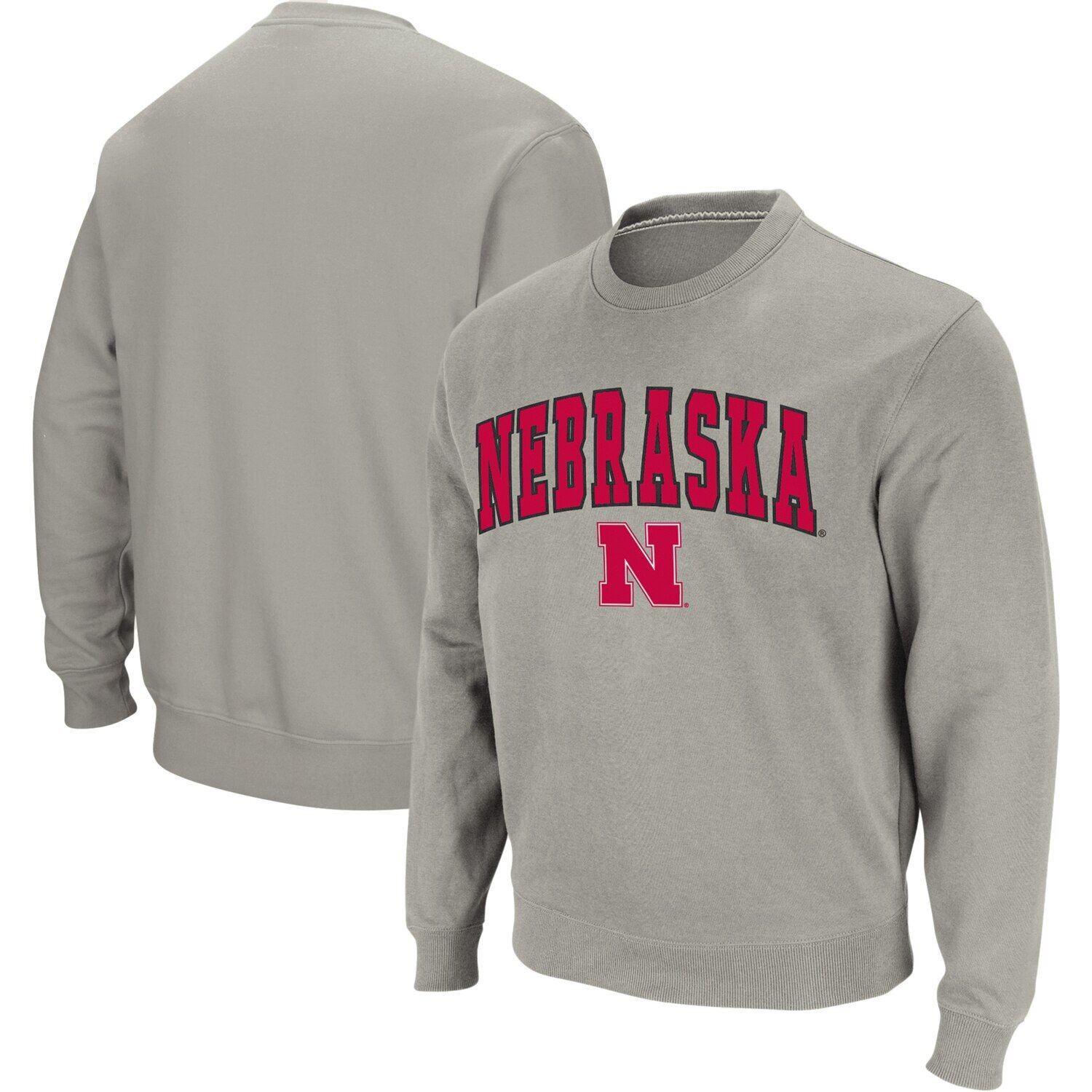 Мужской свитшот с круглым вырезом Colosseum Heather Grey Nebraska Huskers Arch & Logo
Мужской свитшот с круглым вырезом Colosseum Heather Grey Nebraska Huskers Arch & Logo