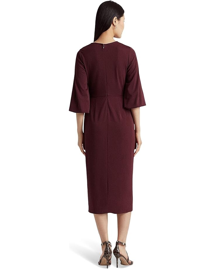 Платье LAUREN Ralph Lauren Stretch Jersey Tie Front Midi Dress, цвет Vintage Burgundy
Платье LAUREN Ralph Lauren Stretch Jersey Tie Front Midi Dress, цвет Vintage Burgundy