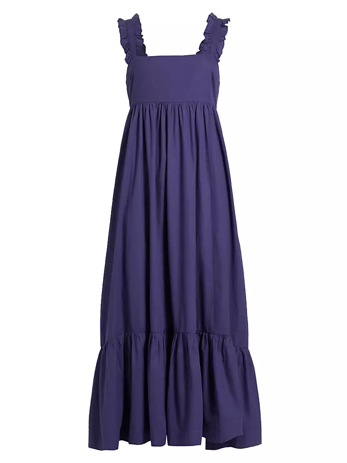 Платье миди из смесового хлопка с оборками Isabella Free People, цвет blue depth
Платье миди из смесового хлопка с оборками Isabella Free People, цвет blue depth