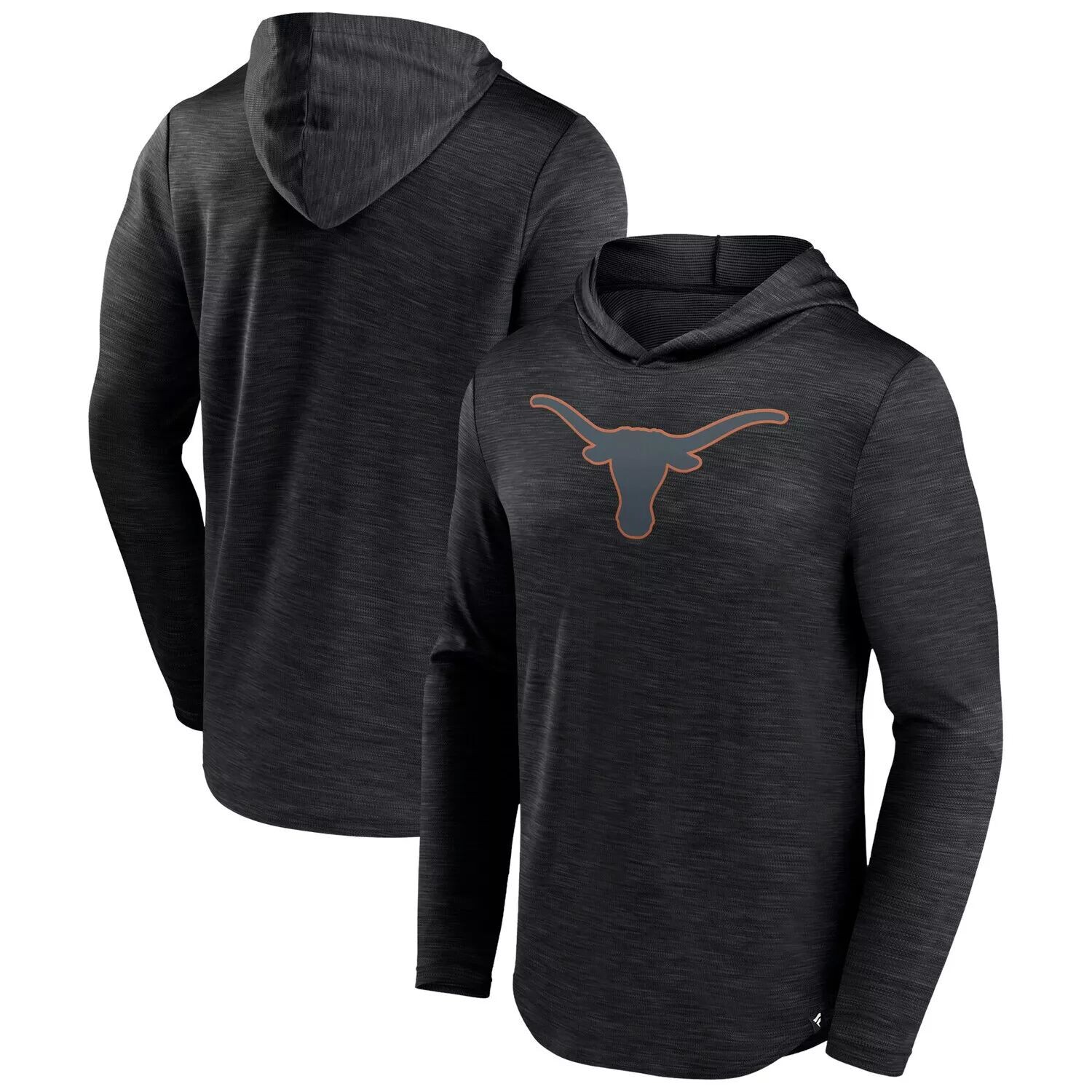 Мужская футболка с капюшоном с логотипом Heather Black Texas Longhorns Transitional Fanatics
Мужская футболка с капюшоном с логотипом Heather Black Texas Longhorns Transitional Fanatics
