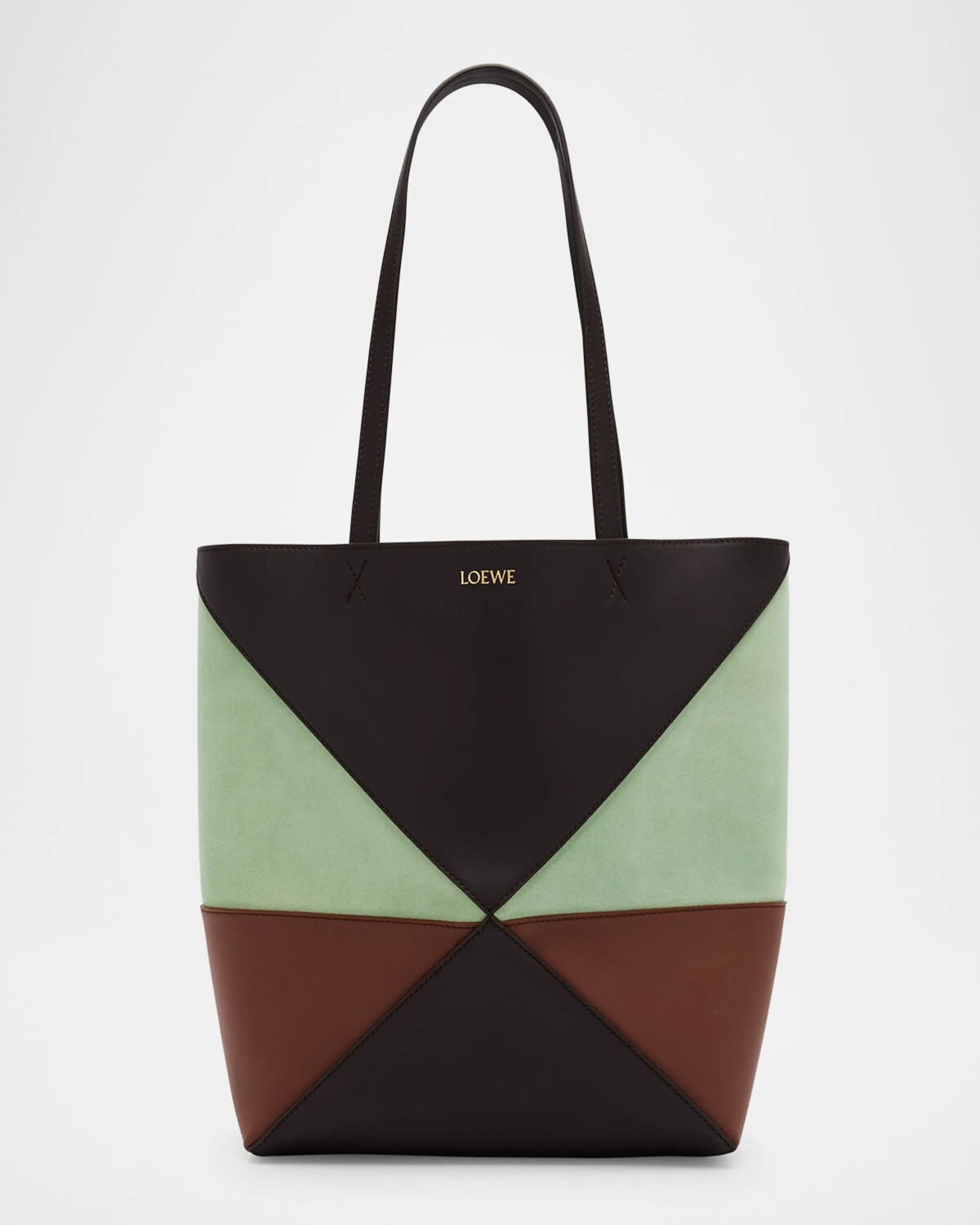 Сумка-тоут среднего размера Puzzle из кожи с цветными блоками Loewe, цвет Chocolate/Tan
Сумка-тоут среднего размера Puzzle из кожи с цветными блоками Loewe, цвет Chocolate/Tan