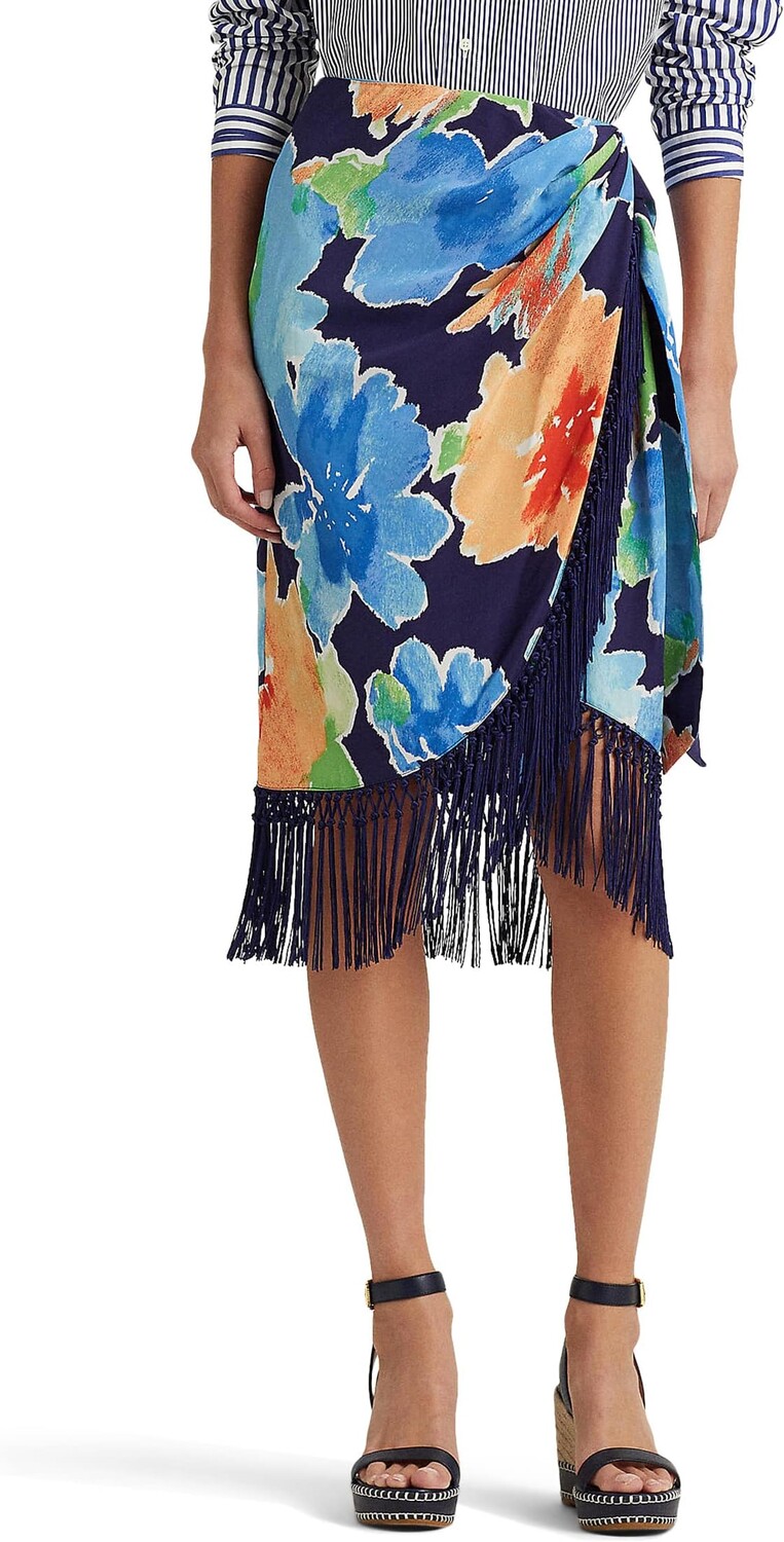 Юбка из крепа с бахромой и цветочным принтом LAUREN Ralph Lauren, цвет Navy Multi
Юбка из крепа с бахромой и цветочным принтом LAUREN Ralph Lauren, цвет Navy Multi