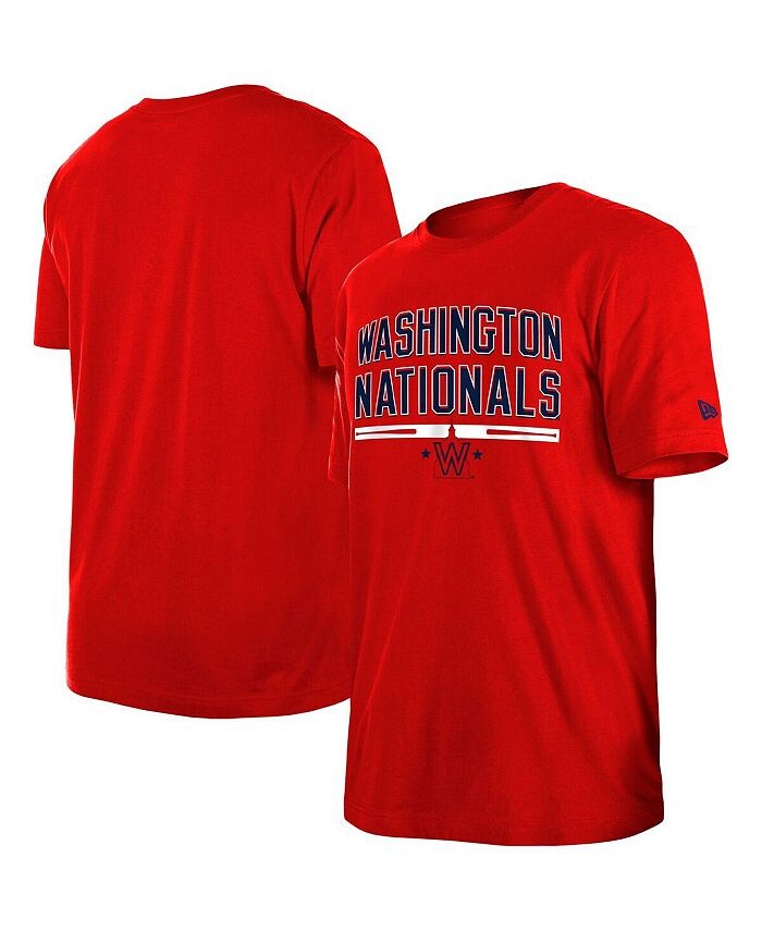 Мужская красная футболка для тренировки ватина Washington Nationals New Era, красный
Мужская красная футболка для тренировки ватина Washington Nationals New Era, красный