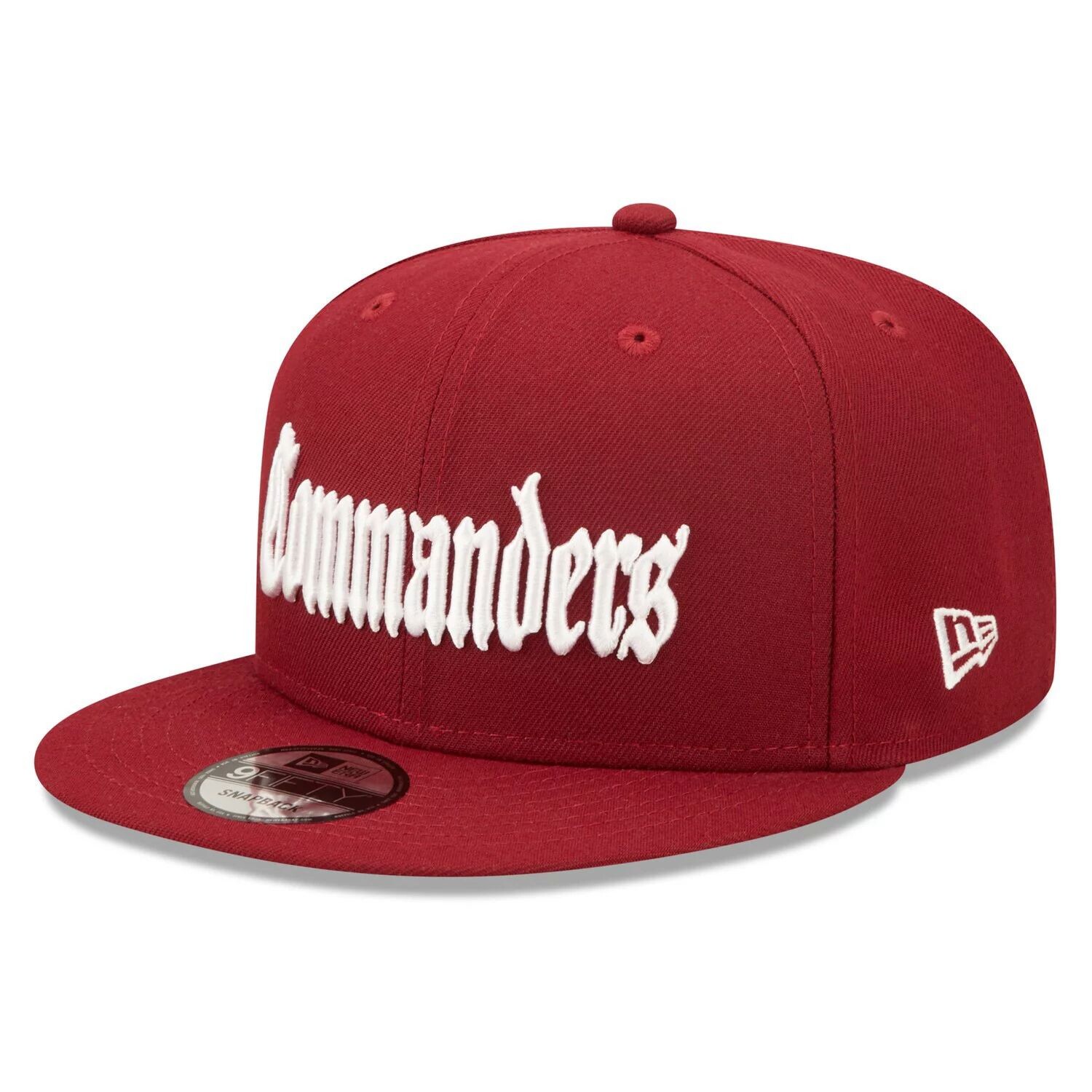 Мужская кепка New Era бордового цвета Washington Commanders с готическим шрифтом 9FIFTY Snapback
Мужская кепка New Era бордового цвета Washington Commanders с готическим шрифтом 9FIFTY Snapback