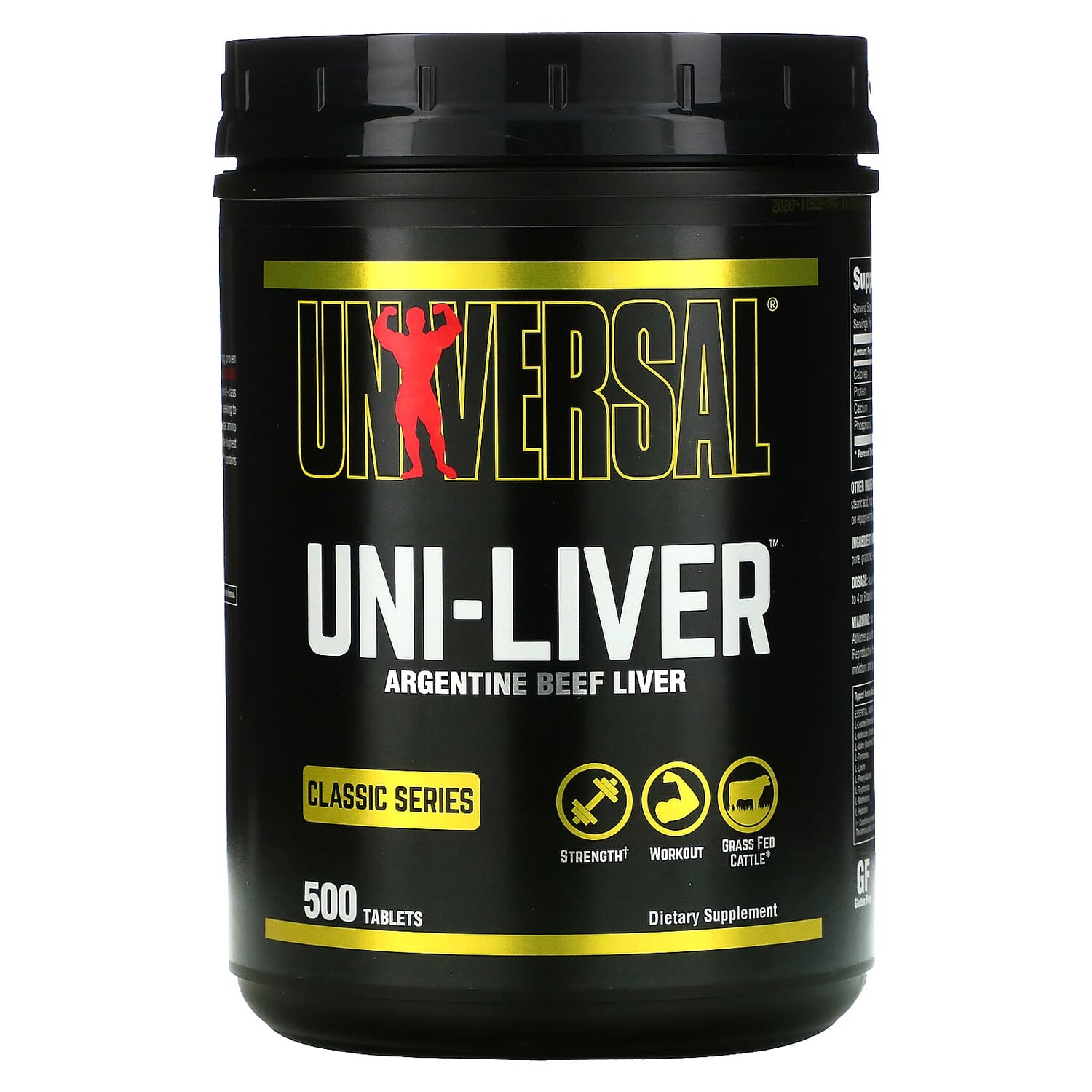 Classic Series, Uni-Liver, аргентинская говяжья печень, 500 таблеток, Universal Nutrition
Classic Series, Uni-Liver, аргентинская говяжья печень, 500 таблеток, Universal Nutrition