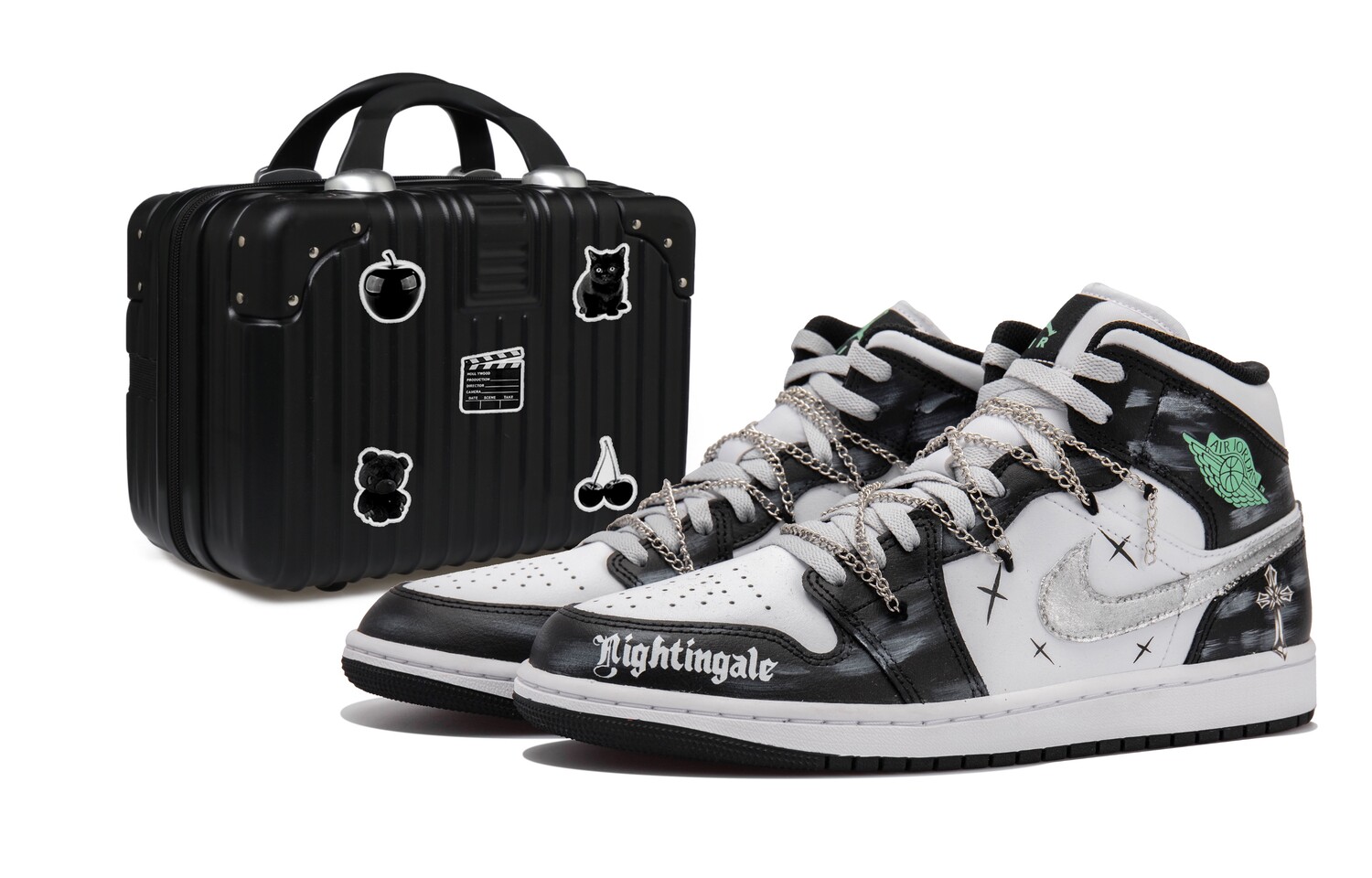 Кроссовки Air Jordan 1 Vintage Basketball Shoes Men Mid-top Black/white/silver, черный
Кроссовки Air Jordan 1 Vintage Basketball Shoes Men Mid-top Black/white/silver, черный