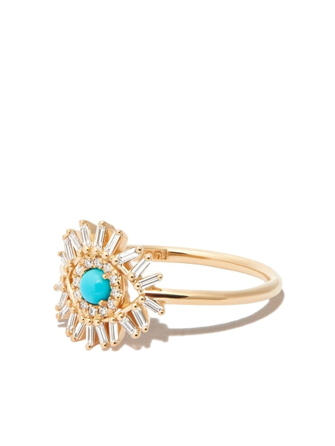 Кольцо Evil Eye из желтого золота с бриллиантами и бирюзой Suzanne Kalan, золотой
Кольцо Evil Eye из желтого золота с бриллиантами и бирюзой Suzanne Kalan, золотой