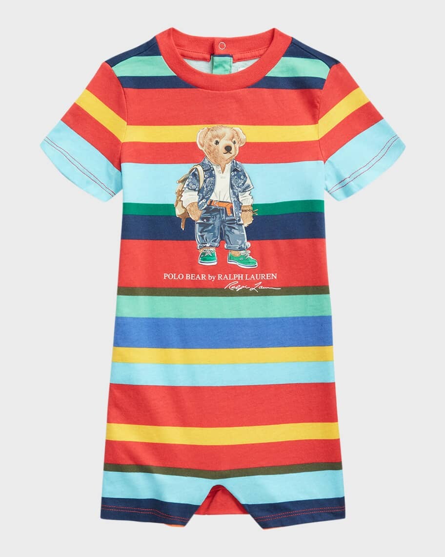 Разноцветный полосатый комбинезон Polo Bear для мальчика, размер 6–24 мес. Ralph Lauren Childrenswear
Разноцветный полосатый комбинезон Polo Bear для мальчика, размер 6–24 мес. Ralph Lauren Childrenswear