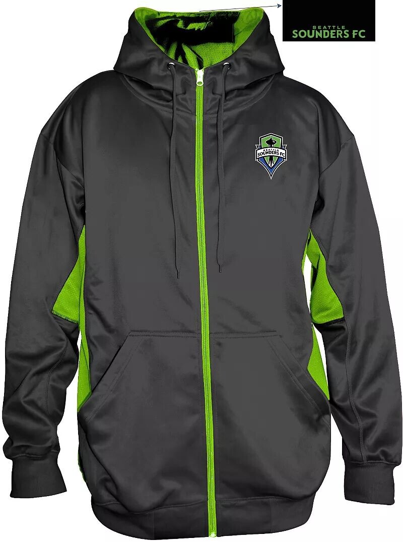 Черная флисовая толстовка с молнией во всю длину MLS Big & Tall Seattle Sounders Profile Varsity
Черная флисовая толстовка с молнией во всю длину MLS Big & Tall Seattle Sounders Profile Varsity