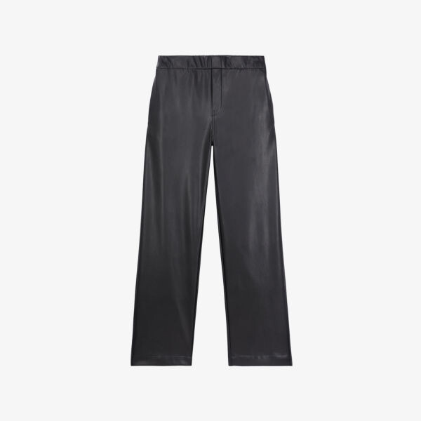 Брюки из искусственной кожи с высокой посадкой и резинкой на талии The Kooples, черный
Брюки из искусственной кожи с высокой посадкой и резинкой на талии The Kooples, черный