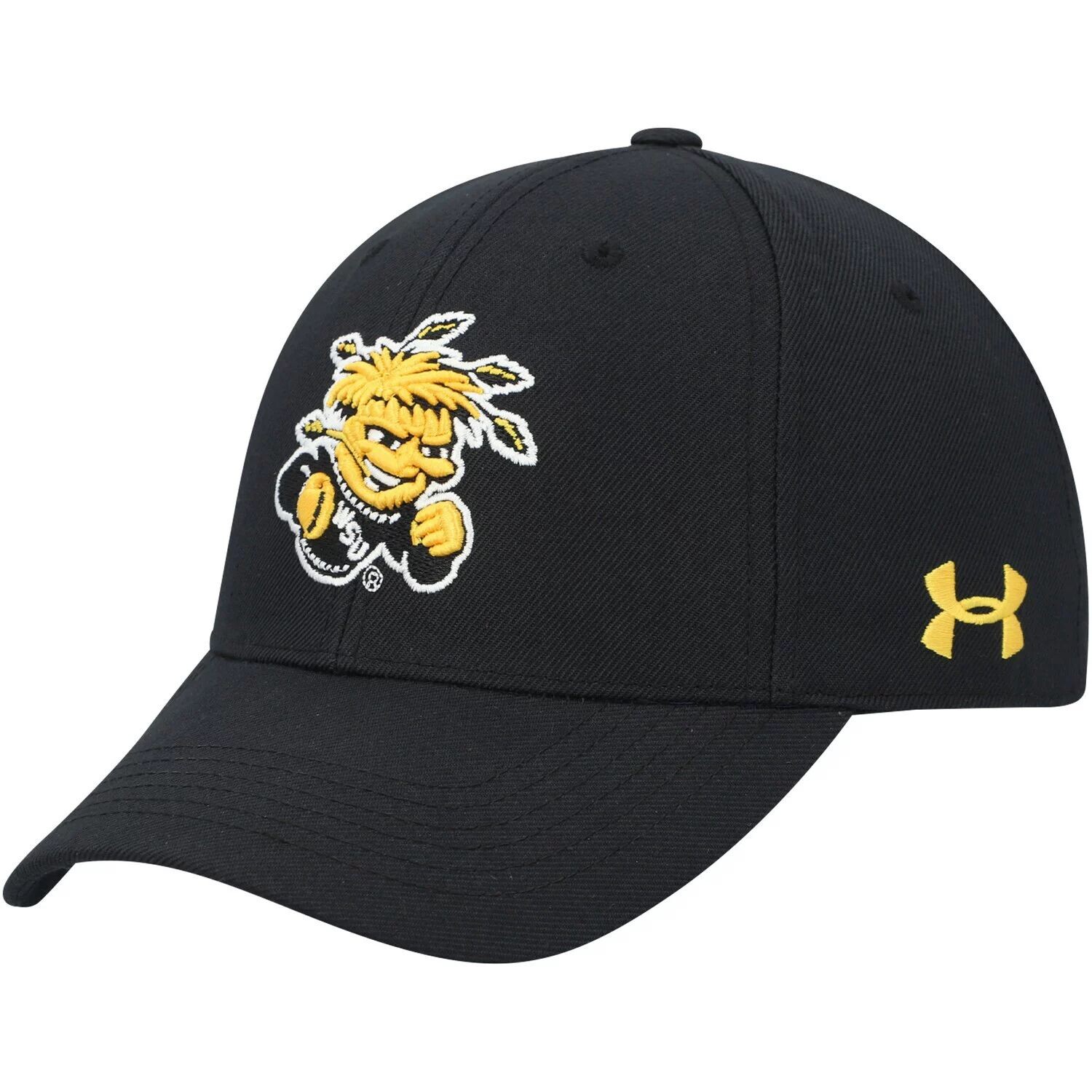 Черные мужские шокеры Under Armour Wichita State, классическая регулируемая шапка
Черные мужские шокеры Under Armour Wichita State, классическая регулируемая шапка