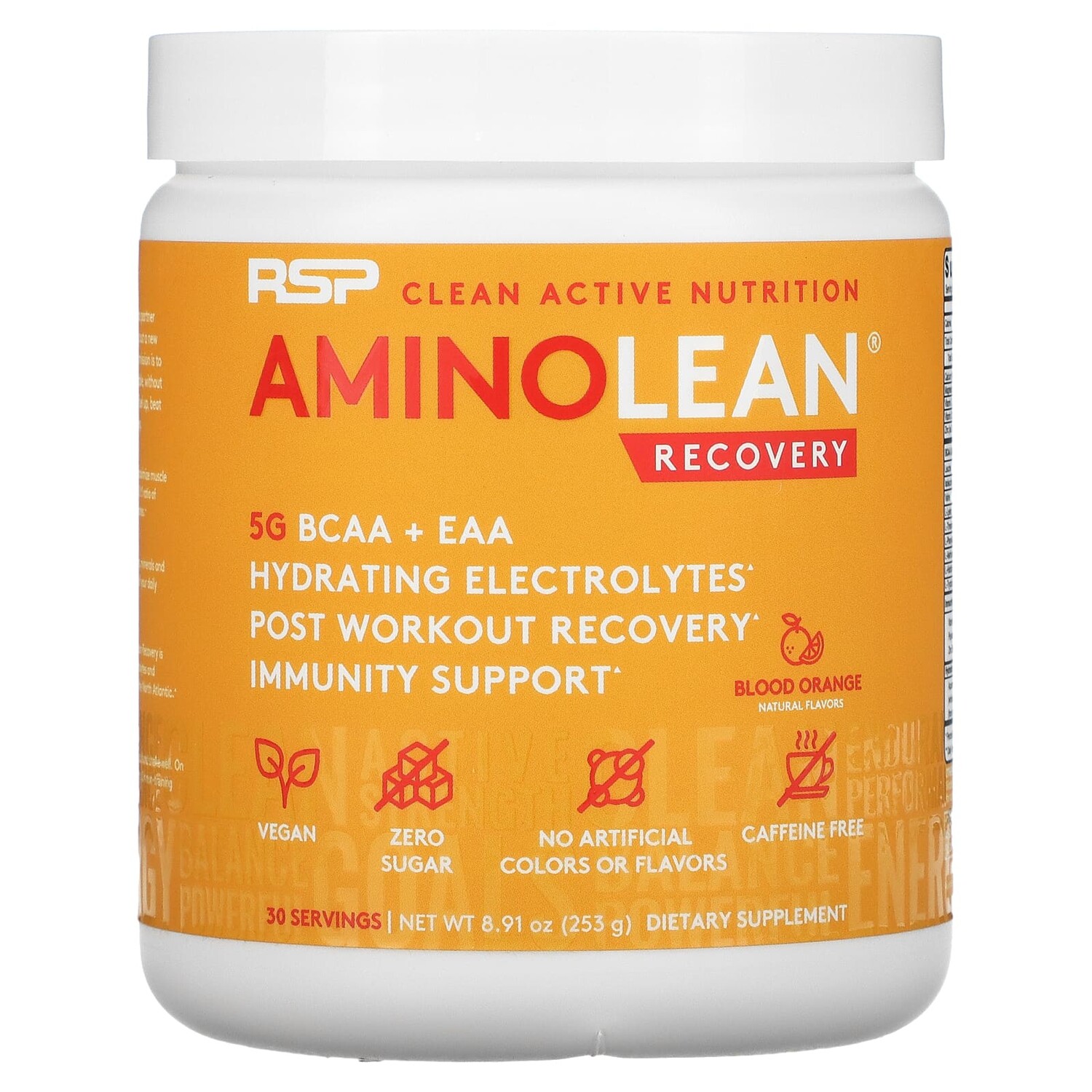 AminoLean, для восстановления, красный апельсин, 253 г (8,91 унции), RSP Nutrition
AminoLean, для восстановления, красный апельсин, 253 г (8,91 унции), RSP Nutrition