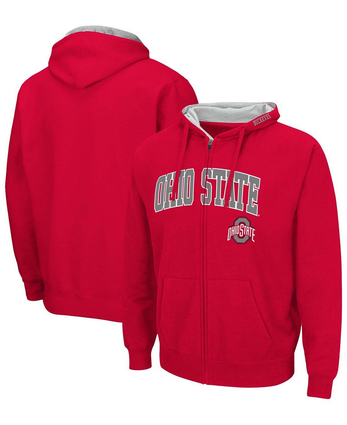 Мужская толстовка с молнией во всю длину Scarlet Ohio State Buckeyes Arch Logo 3.0 Colosseum
Мужская толстовка с молнией во всю длину Scarlet Ohio State Buckeyes Arch Logo 3.0 Colosseum