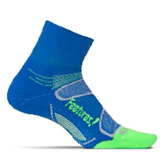 Носки Feetures Elite Light Cushion Quarter, синий 
Носки Feetures Elite Light Cushion Quarter, синий