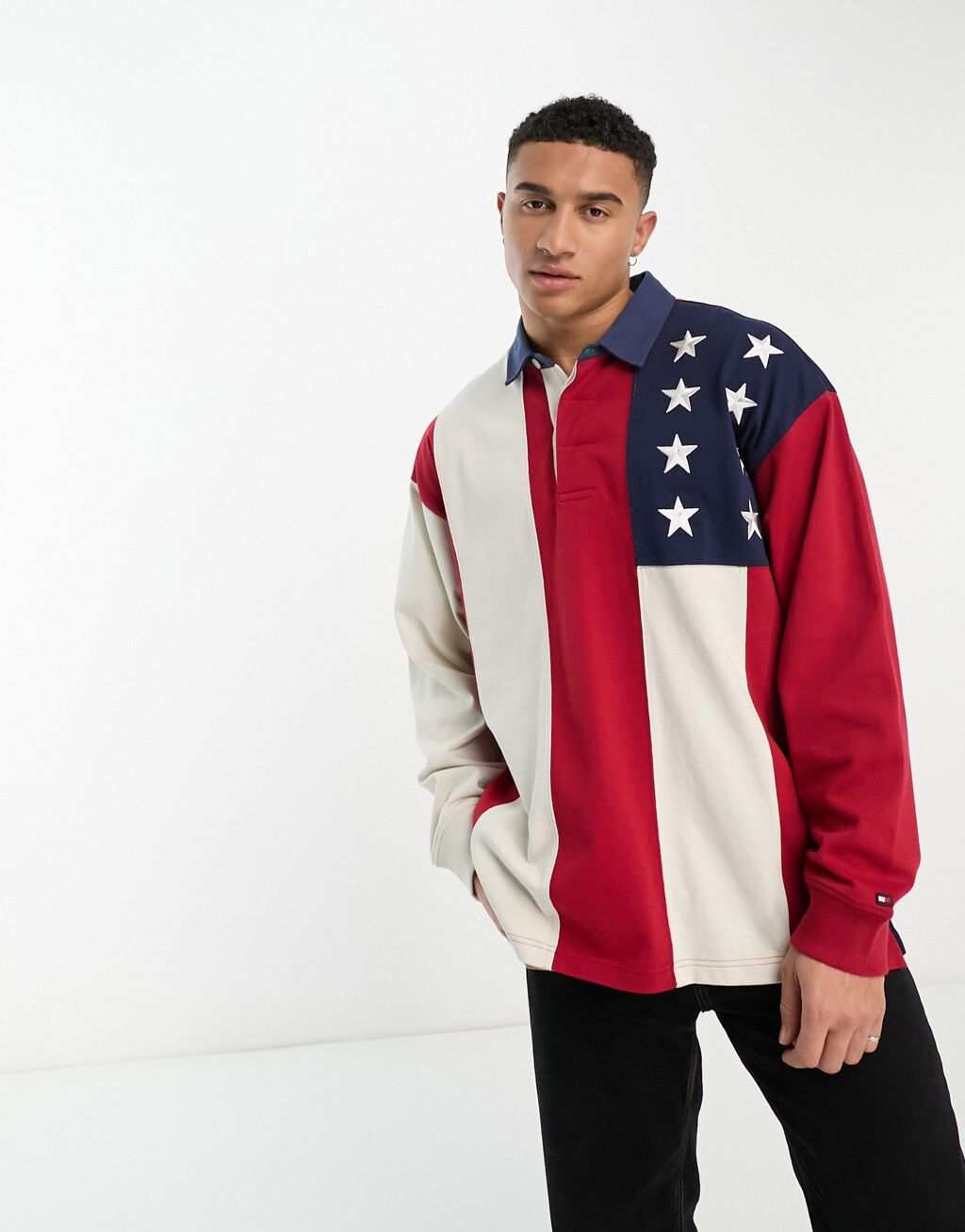 Разноцветная рубашка для регби с длинными рукавами и флагом США Tommy Hilfiger x Shawn Mendes
Разноцветная рубашка для регби с длинными рукавами и флагом США Tommy Hilfiger x Shawn Mendes