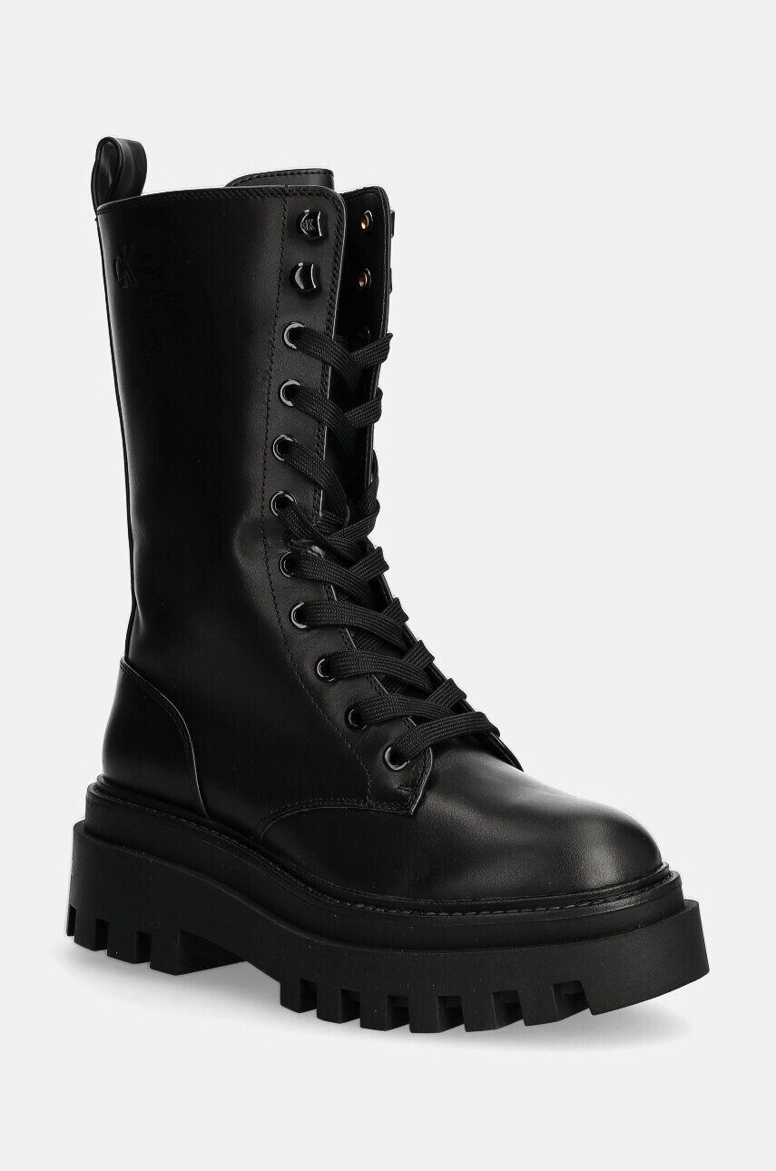 Кожаные байкерские ботинки Calvin Klein Jeans FLATFORM LACE UP BOOT MG LTH, черный
Кожаные байкерские ботинки Calvin Klein Jeans FLATFORM LACE UP BOOT MG LTH, черный