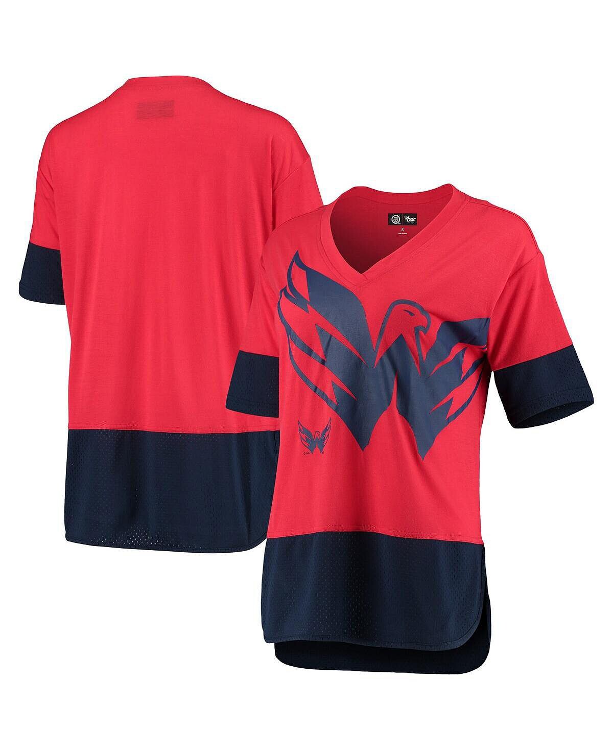Женская красная футболка Washington Capitals с v-образным вырезом, занявшая 1-е место G-III 4Her by Carl Banks, красный
Женская красная футболка Washington Capitals с v-образным вырезом, занявшая 1-е место G-III 4Her by Carl Banks, красный