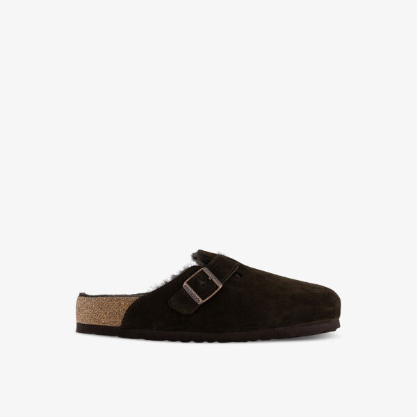 Замшевые сабо boston на подкладке из овчины с тисненым логотипом boston Birkenstock, цвет mocca
Замшевые сабо boston на подкладке из овчины с тисненым логотипом boston Birkenstock, цвет mocca