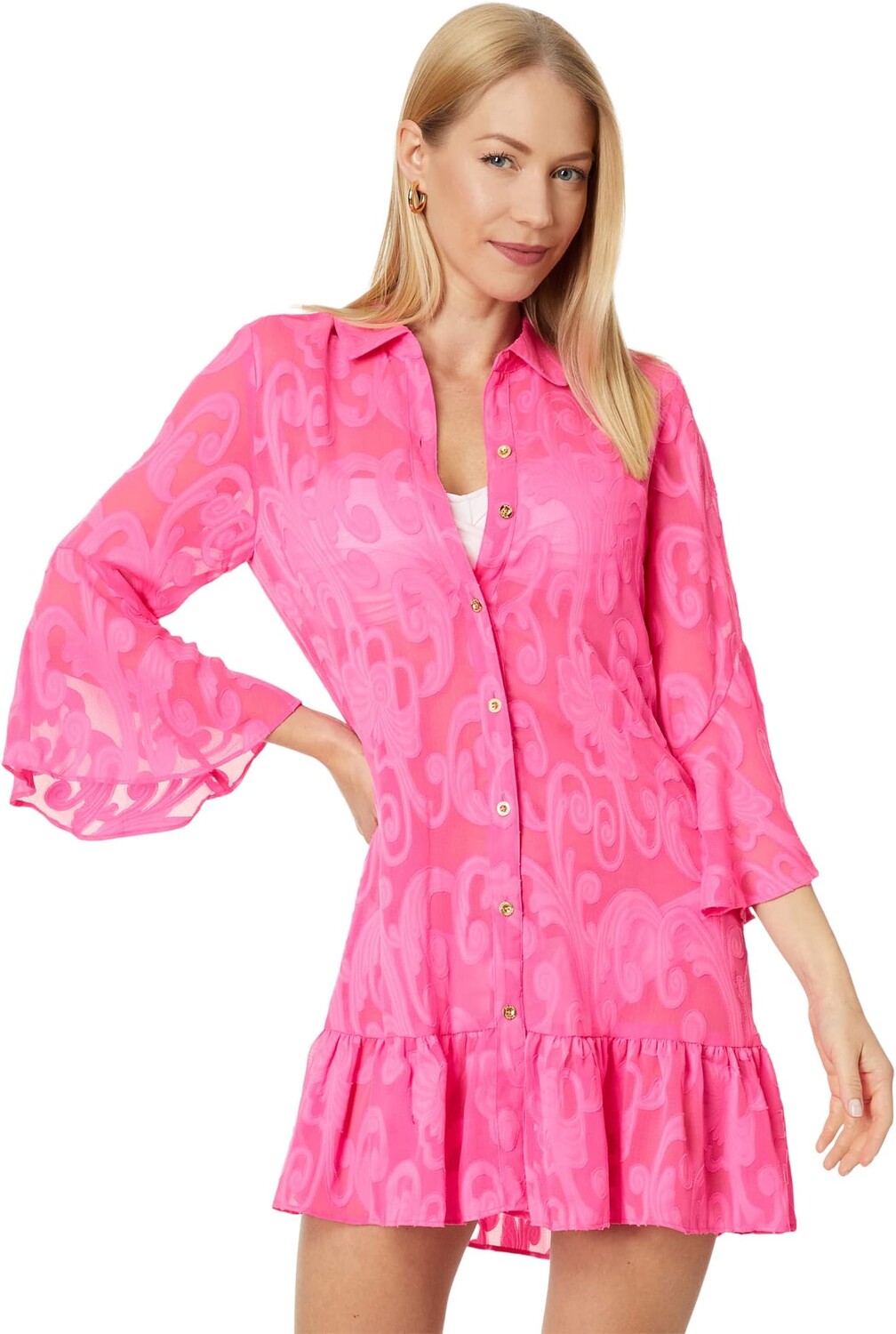 Накидка Linley Cover-Up Lilly Pulitzer, цвет Plumeria Pink Poly Crepe Swirl Clip
Накидка Linley Cover-Up Lilly Pulitzer, цвет Plumeria Pink Poly Crepe Swirl Clip