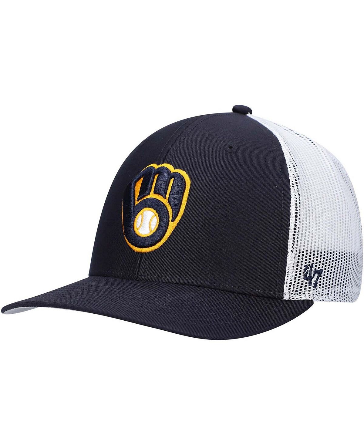Мужская темно-синяя, белая кепка с логотипом Milwaukee Brewers Primary Snapback Trucker Snapback '47 Brand
Мужская темно-синяя, белая кепка с логотипом Milwaukee Brewers Primary Snapback Trucker Snapback '47 Brand