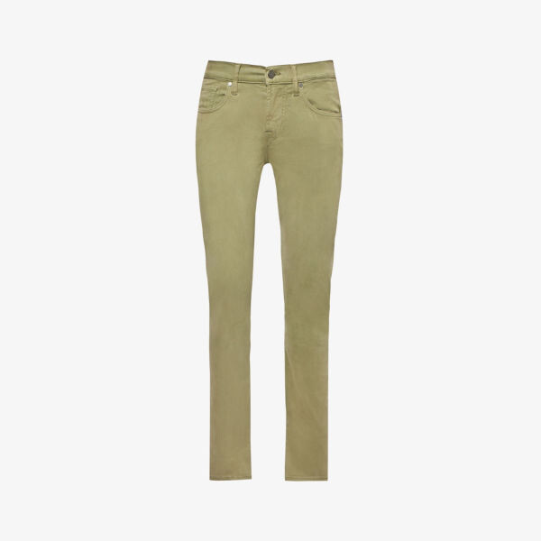 Брюки Slimmy Tapered узкого кроя из эластичного смесового хлопка 7 For All Mankind, зеленый
Брюки Slimmy Tapered узкого кроя из эластичного смесового хлопка 7 For All Mankind, зеленый
