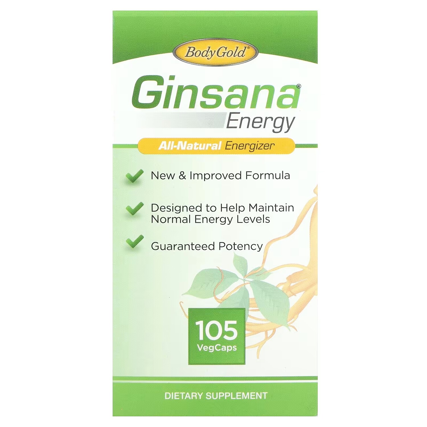 Средство тонизирующее BodyGold Ginsana Energy полностью натуральное, 105 растительных капсул
Средство тонизирующее BodyGold Ginsana Energy полностью натуральное, 105 растительных капсул