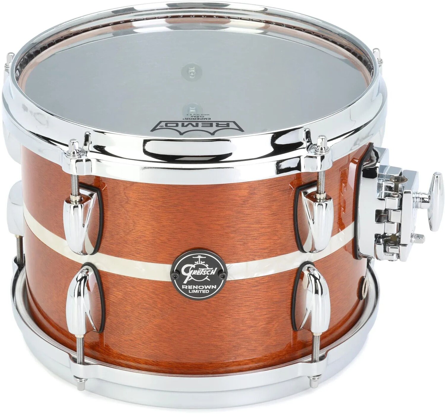 Новая дополнительная стойка Gretsch Drums Renown LTD Tom — 7 x 10 дюймов, красное дерево с жемчужной инкрустацией
Новая дополнительная стойка Gretsch Drums Renown LTD Tom — 7 x 10 дюймов, красное дерево с жемчужной инкрустацией