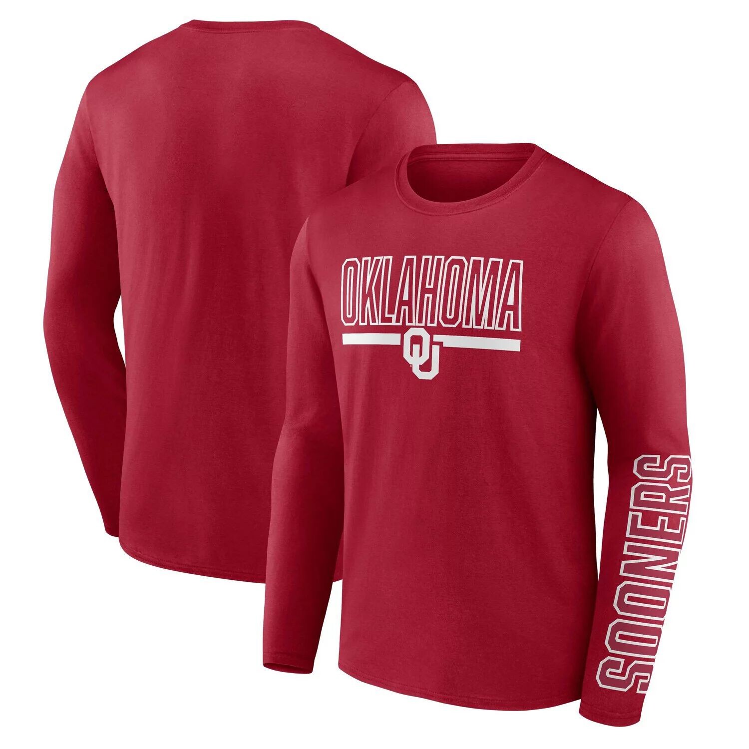 Мужская футболка Fanatics Crimson Oklahoma Earlys с длинными рукавами и двумя хитами
Мужская футболка Fanatics Crimson Oklahoma Earlys с длинными рукавами и двумя хитами